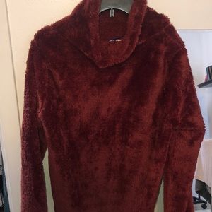 fuzzy pullover